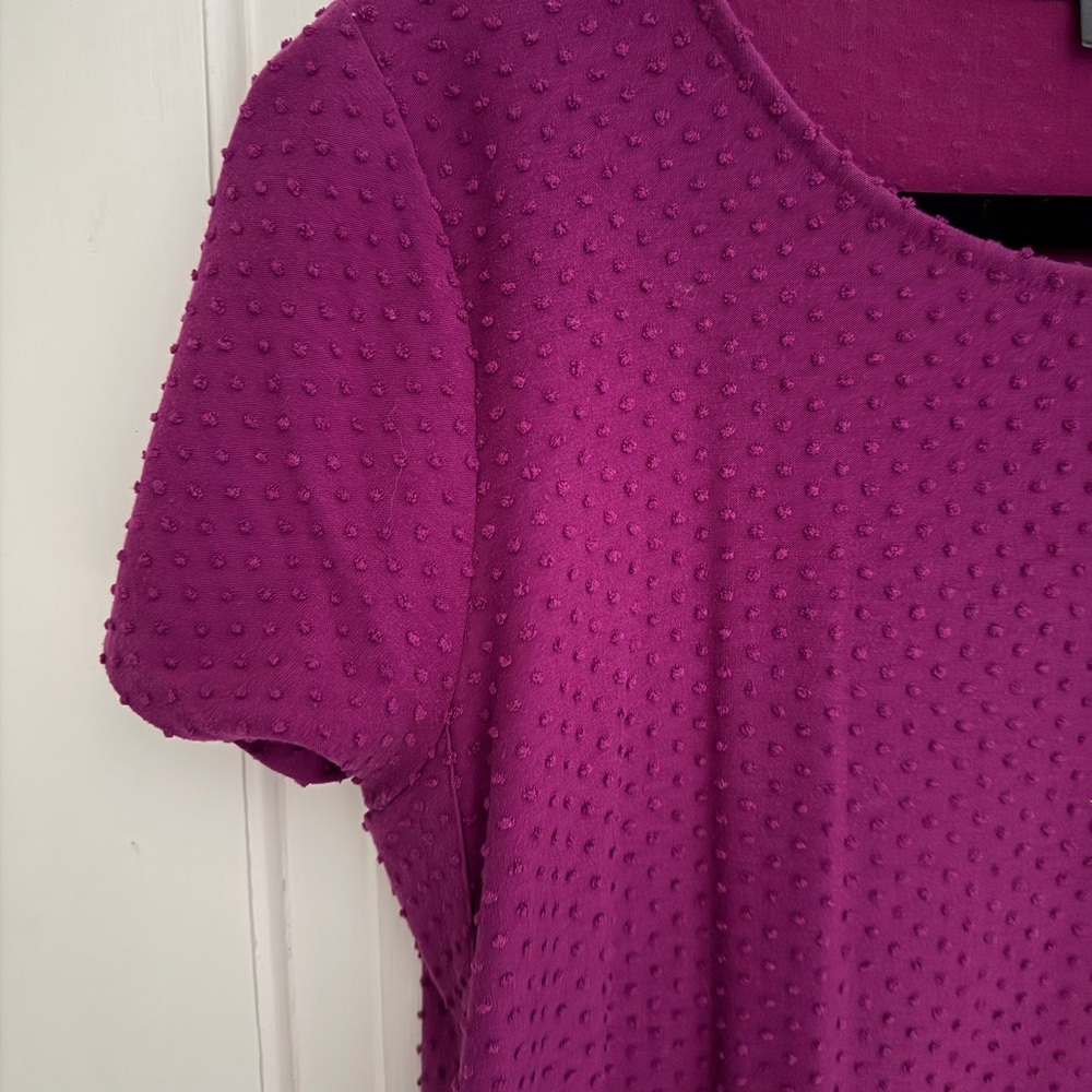 The Limited Maroon Short Sleeve Top - Picture 4 of 8